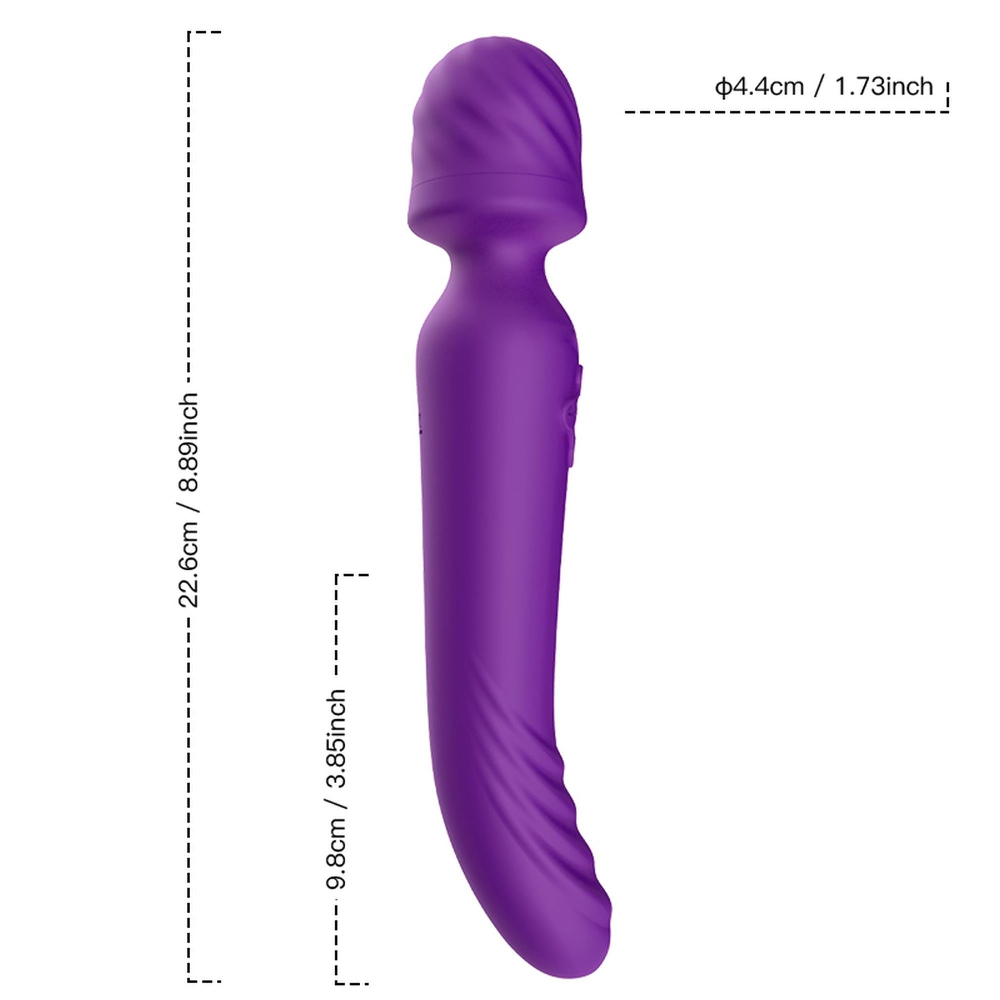 5-Wibrująca różdżka stymulator łechtaczki 9 trybów-5