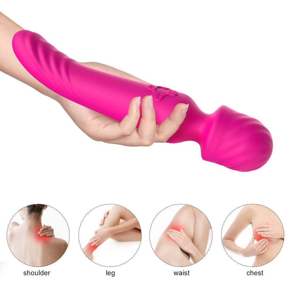 4-Masażer łechtaczki podgrzewany wibrator 22cm 9tryb-4
