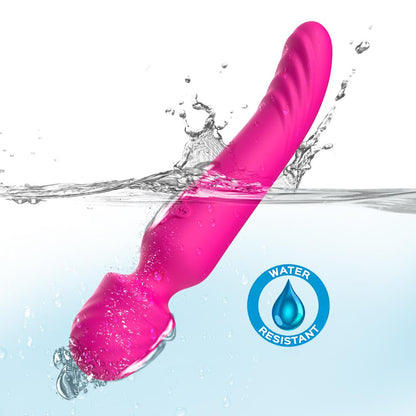 5-Masażer łechtaczki podgrzewany wibrator 22cm 9tryb-5