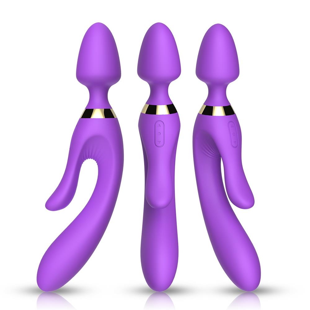 8-Masażer różdżka wibrator królik 9 trybów 23 cm sex-8