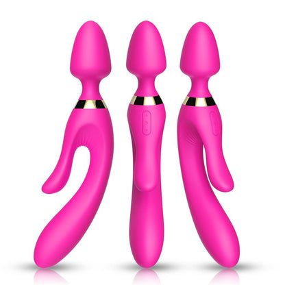 8-Masażer różdżka wibrator królik 9 trybów 23 cm sex-8