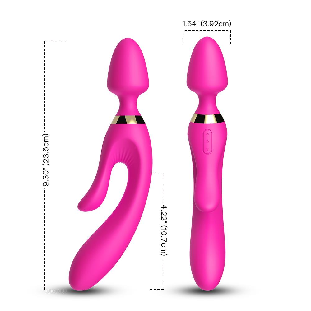 9-Masażer różdżka wibrator królik 9 trybów 23 cm sex-9