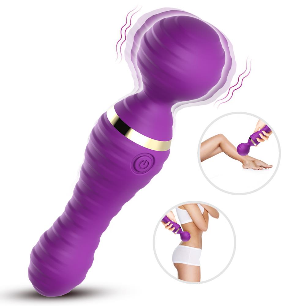 2-Masażer wibrator łechtaczkowy różdżka 9 tryb 19cm-2