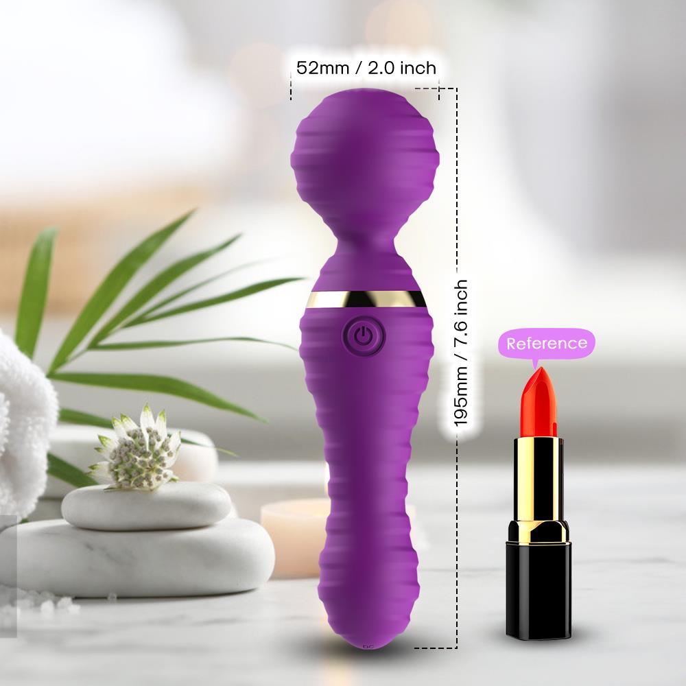 4-Masażer wibrator łechtaczkowy różdżka 9 tryb 19cm-4