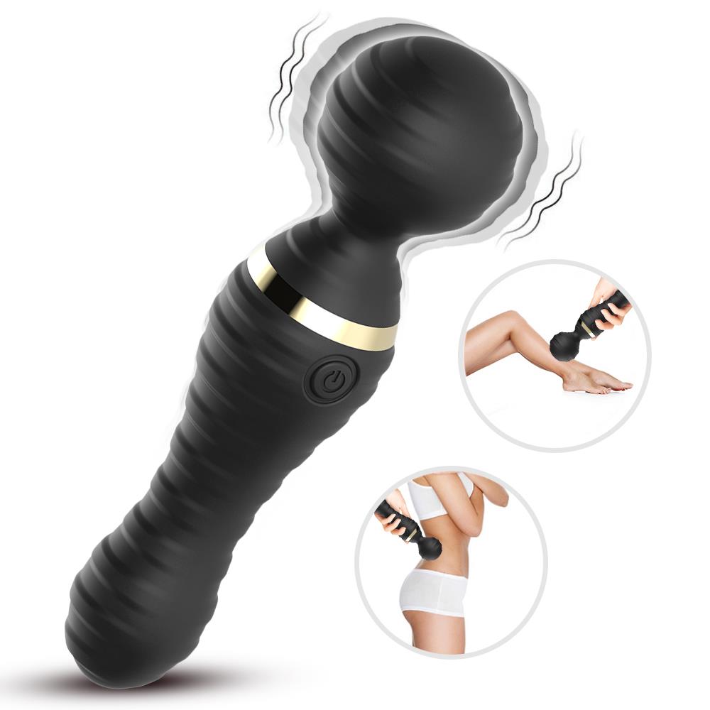 2-Masażer wibrator łechtaczkowy różdżka 9 tryb 19cm-2