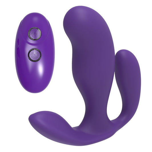 2-Potrójny wibrator waginalny analny 7 trybów 8 cm-2