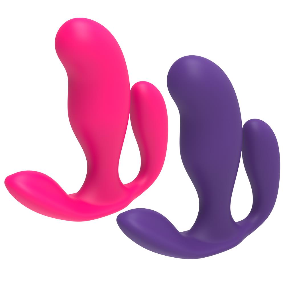 3-Potrójny wibrator waginalny analny 7 trybów 8 cm-3