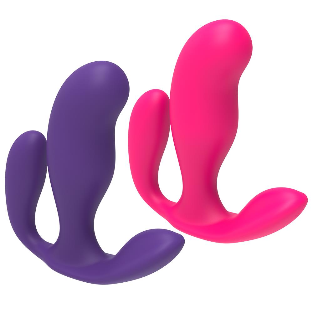 4-Potrójny wibrator waginalny analny 7 trybów 8 cm-4