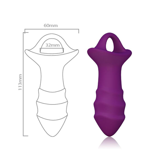 2-Korek analny wibrujący plug zatyczka 9 trybów 11cm-2