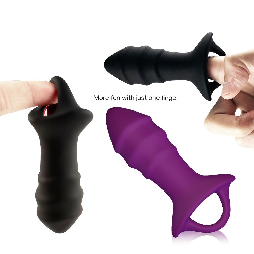 4-Korek analny wibrujący plug zatyczka 9 trybów 11cm-4