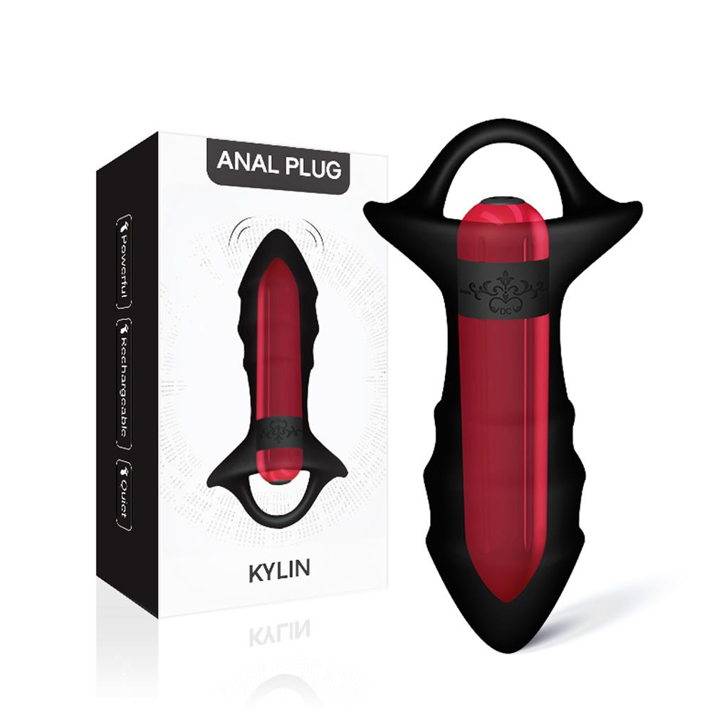 5-Korek analny wibrujący plug zatyczka 9 trybów 11cm-5