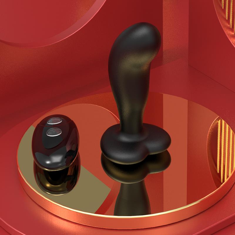 4-Korek plug analny wibrujący pilot 7 trybów 10 cm-4