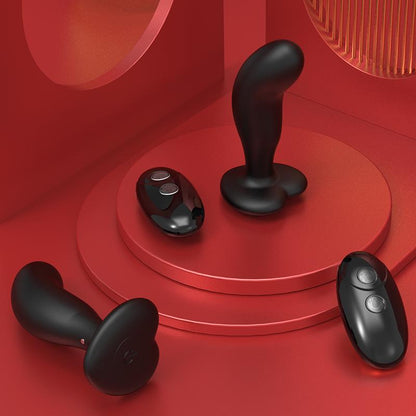5-Korek plug analny wibrujący pilot 7 trybów 10 cm-5