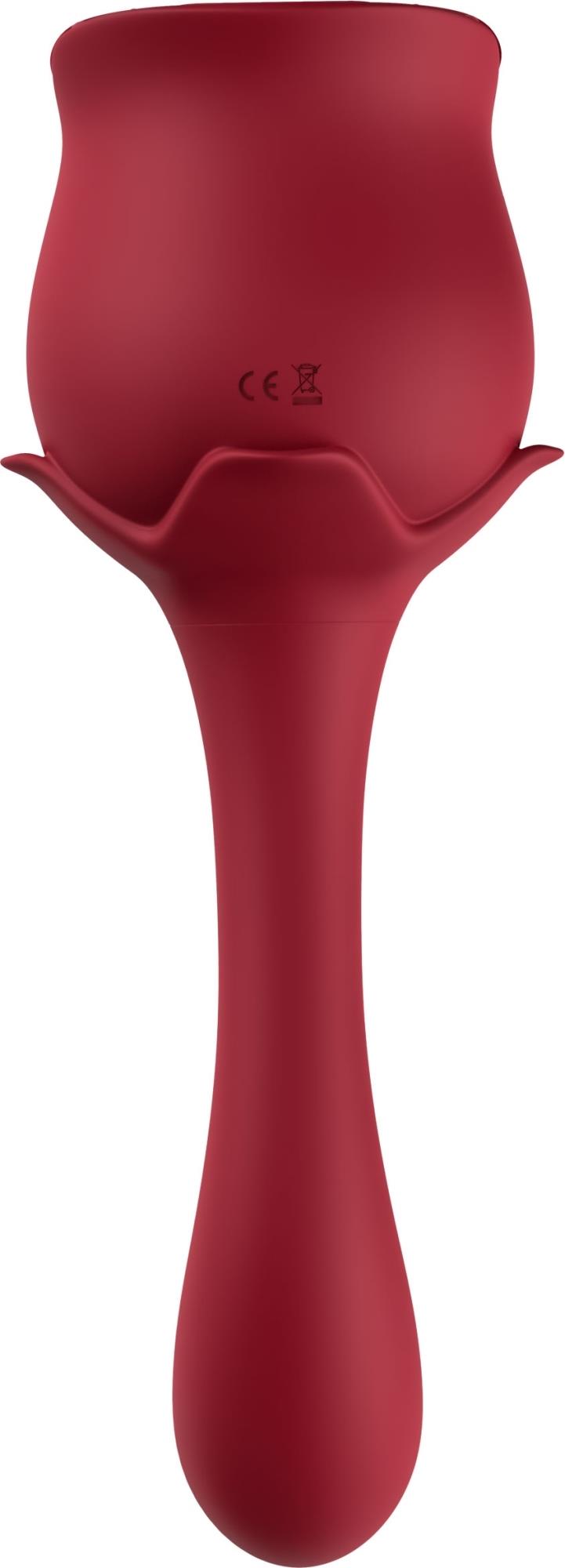 8-Masażer stymulator powietrzny z wibracjami różowy-8