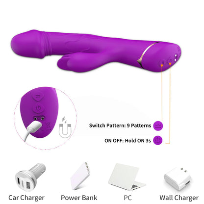 5-Rubberco Purple, 2* 9 vibration functions-5