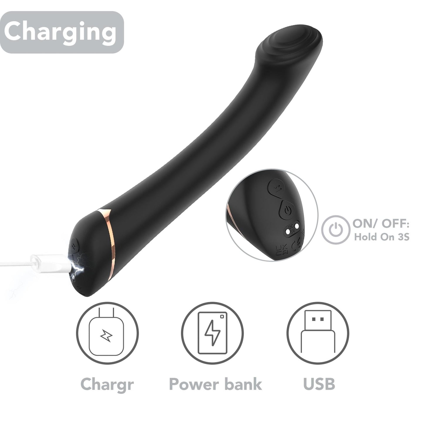 5-Gwand Black, 9 vibration functions-5