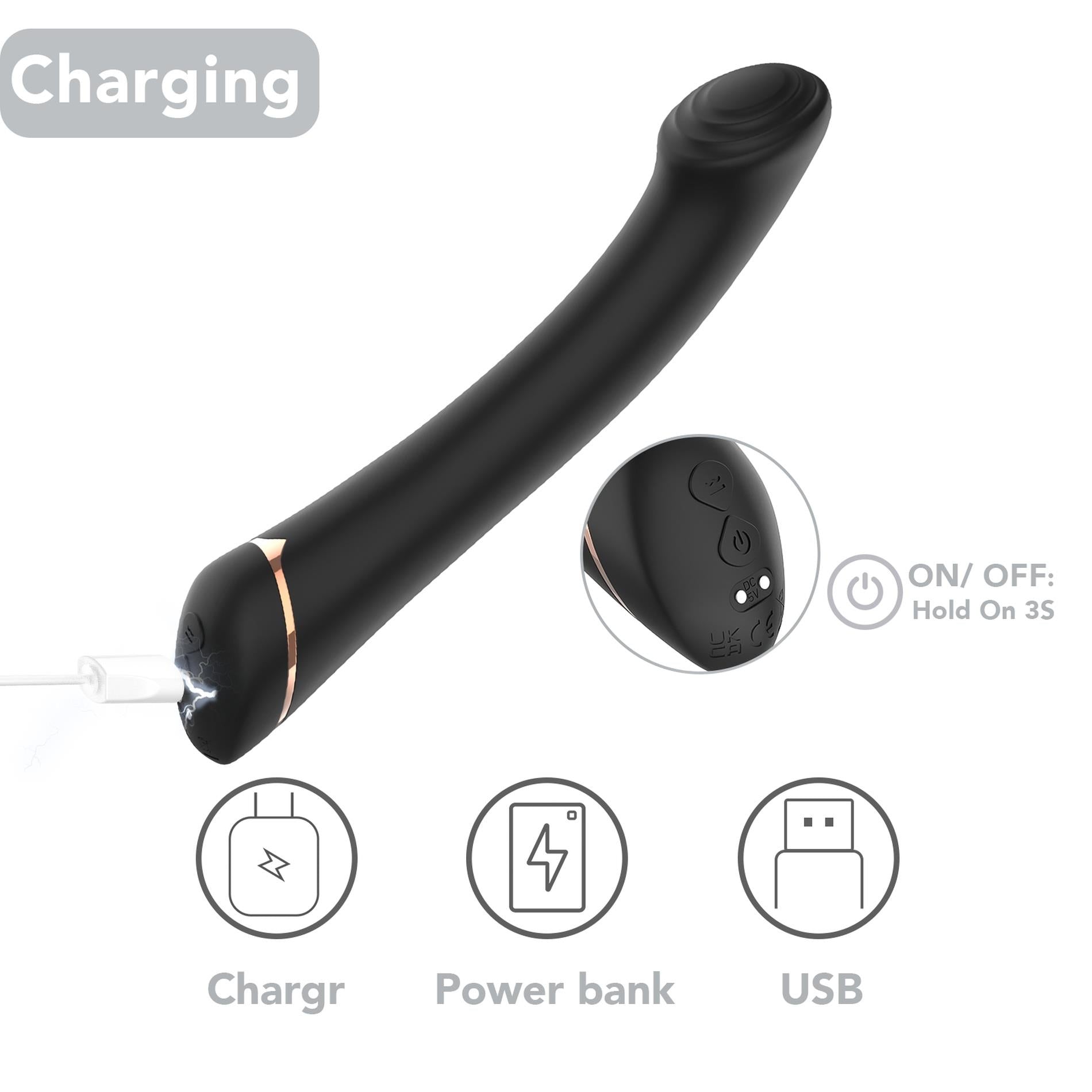 5-Gwand Black, 9 vibration functions-5