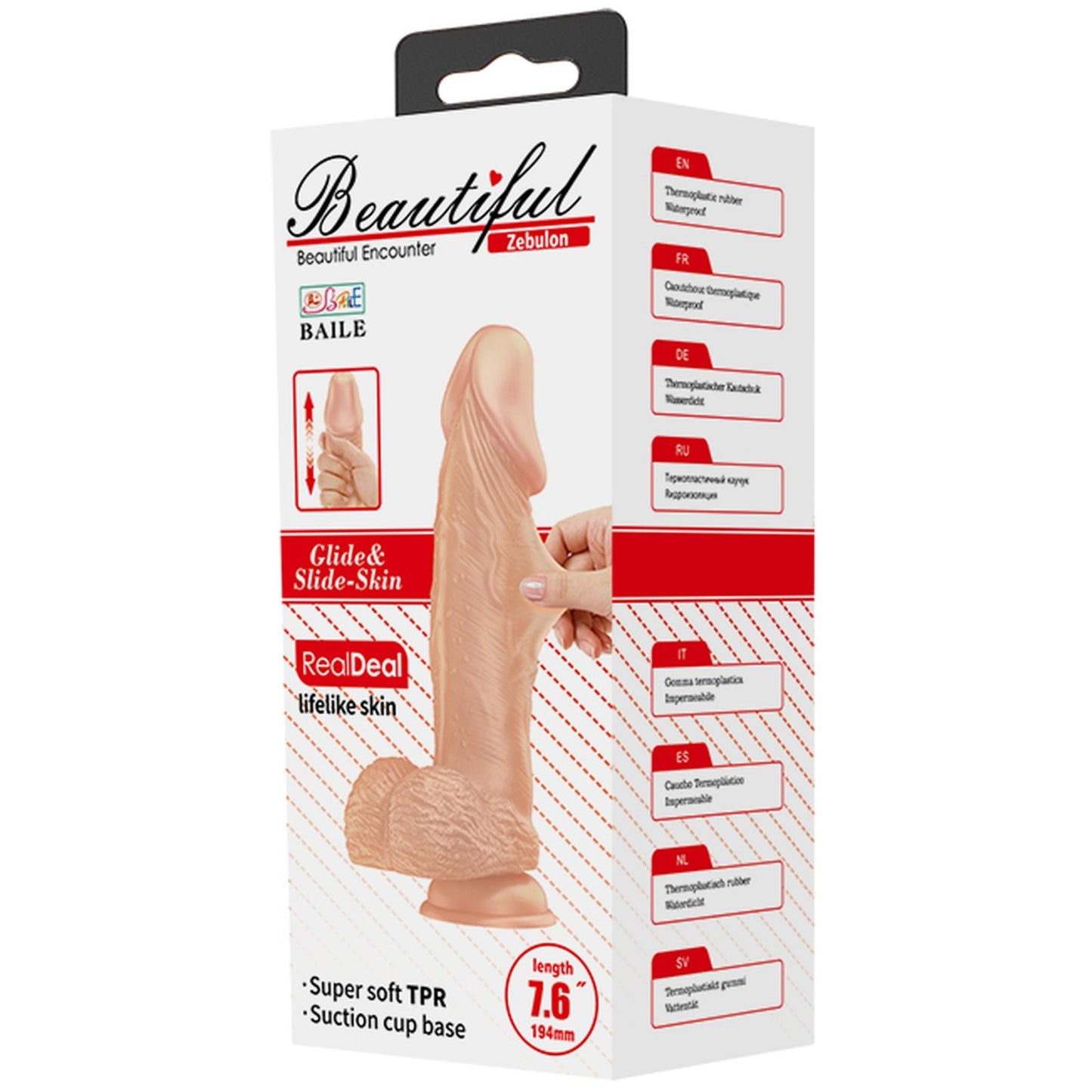 14-Ultra Realistyczne Dildo Sztuczny Penis 19,4 cm-14