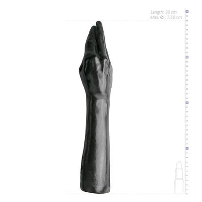 6-Czarne dildo do fistingu w kształcie ręki 43 cm-6