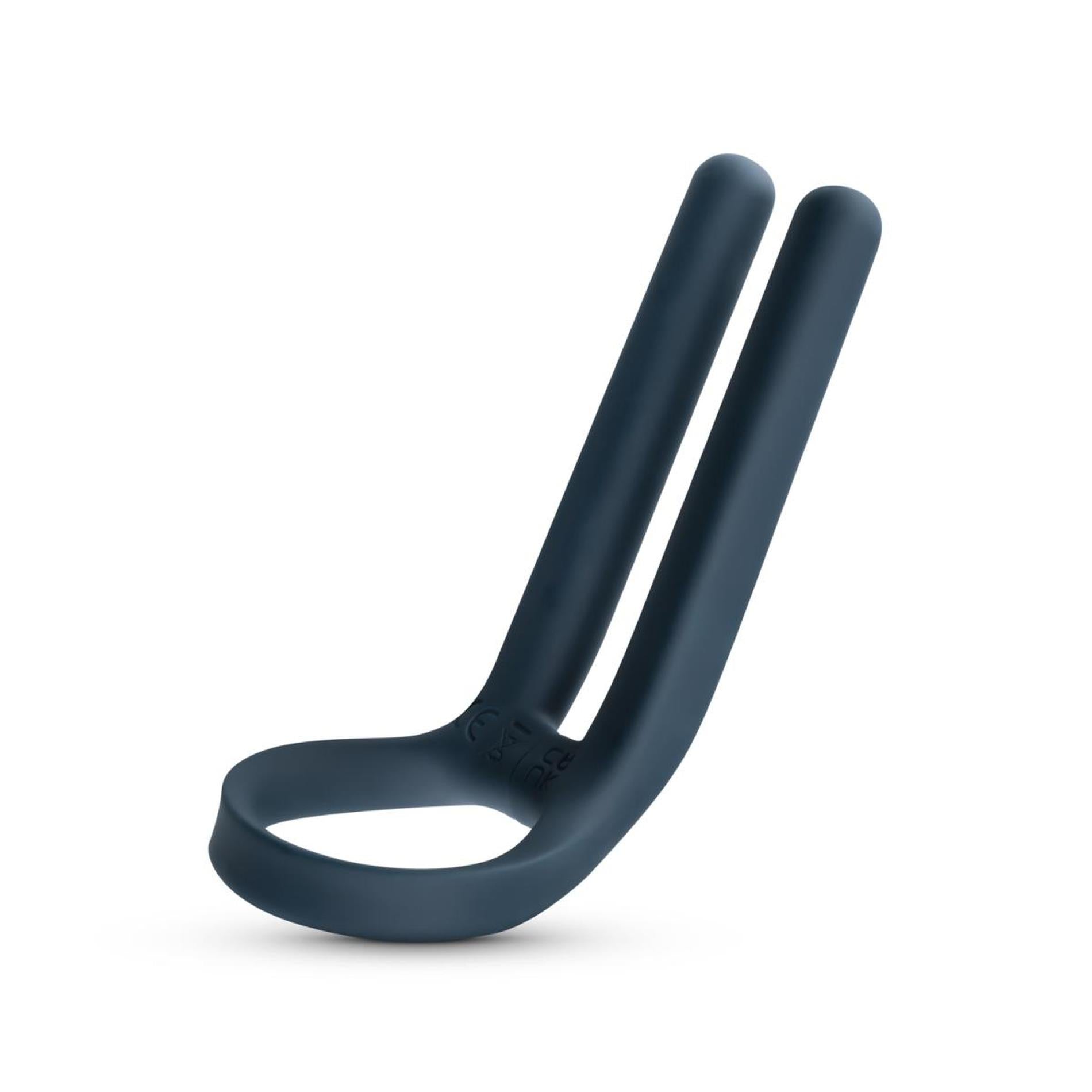 2-Boners Cockring & Ball Stimulator - Blue-2
