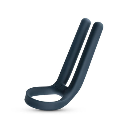 2-Boners Cockring & Ball Stimulator - Blue-2