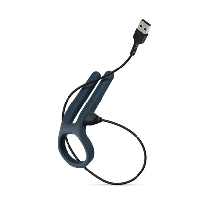 9-Boners Cockring & Ball Stimulator - Blue-9