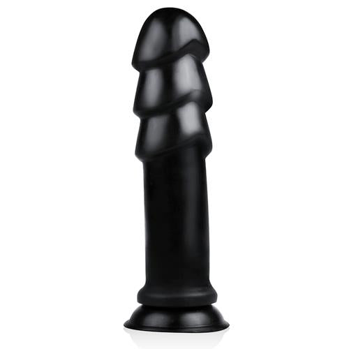 1-Grube duże dildo na przyssawce korek analny 28cm-1