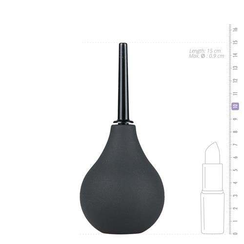10-Easytoys Black Anal Douche - Medium-10
