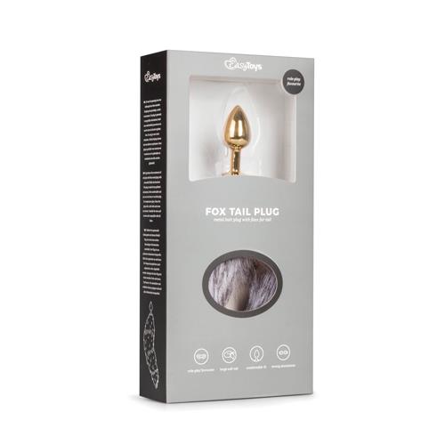 5-Korek analny lisi ogon plug z futerkiem metalowy-5