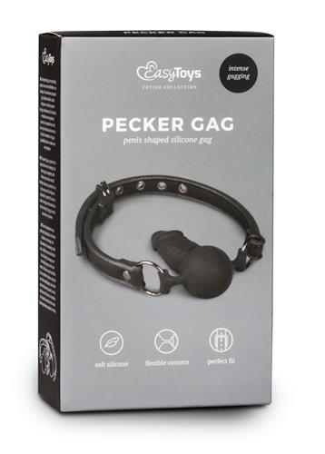 1-Knebel-Ball Gag With Silicone Dong-1