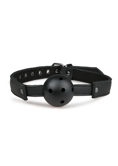 3-Knebel-Ball Gag With PVC Ball - Black-3