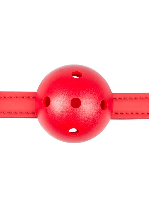 3-Knebel-Ball Gag With PVC Ball - Red-3