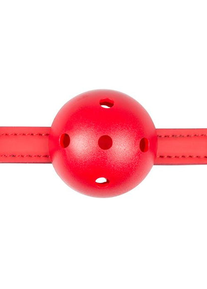 3-Knebel-Ball Gag With PVC Ball - Red-3