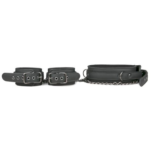 9-Kajdanki-Leather Collar With Handcuffs-9