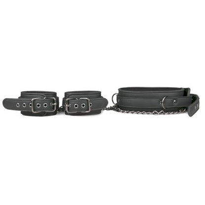 9-Kajdanki-Leather Collar With Handcuffs-9