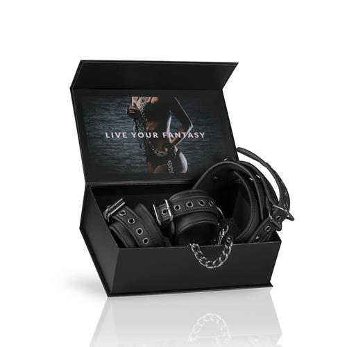 13-Kajdanki-Leather Collar With Handcuffs-13