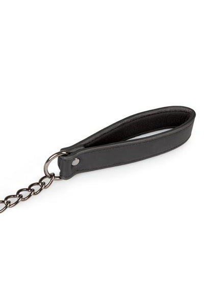 5-Wiązania-Leather Collar With Nipple Chains-5