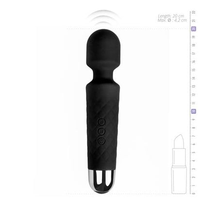 8-Wibrator Mini Różdżka EasyToys - Czarny-8