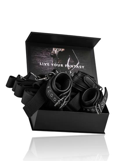 6-Bdsm bondage zestaw pasów do krępownia do łóżka-6