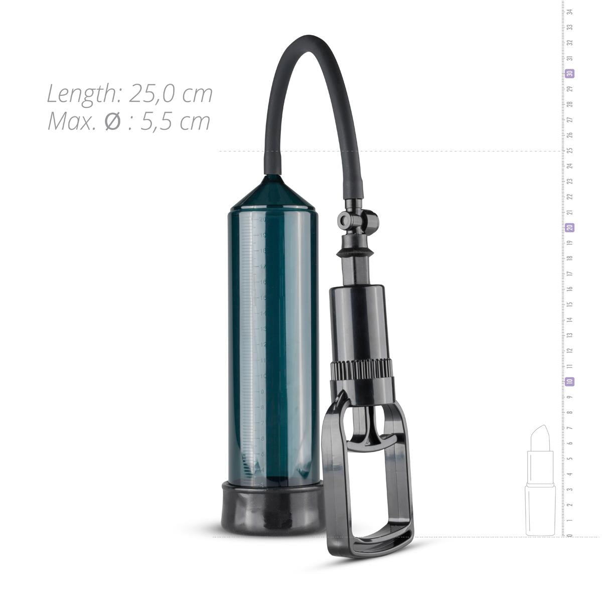 5-Pompka Finger Grip Penis Pump - Black-5