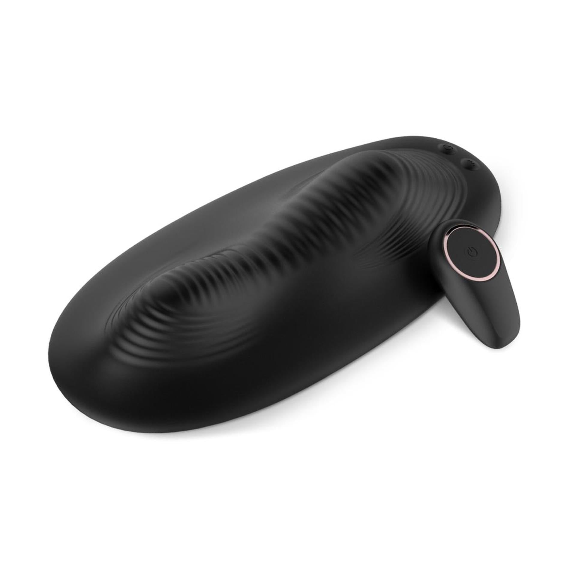 1-Vibe Pad Double Vibration with Remote Control - Black-1