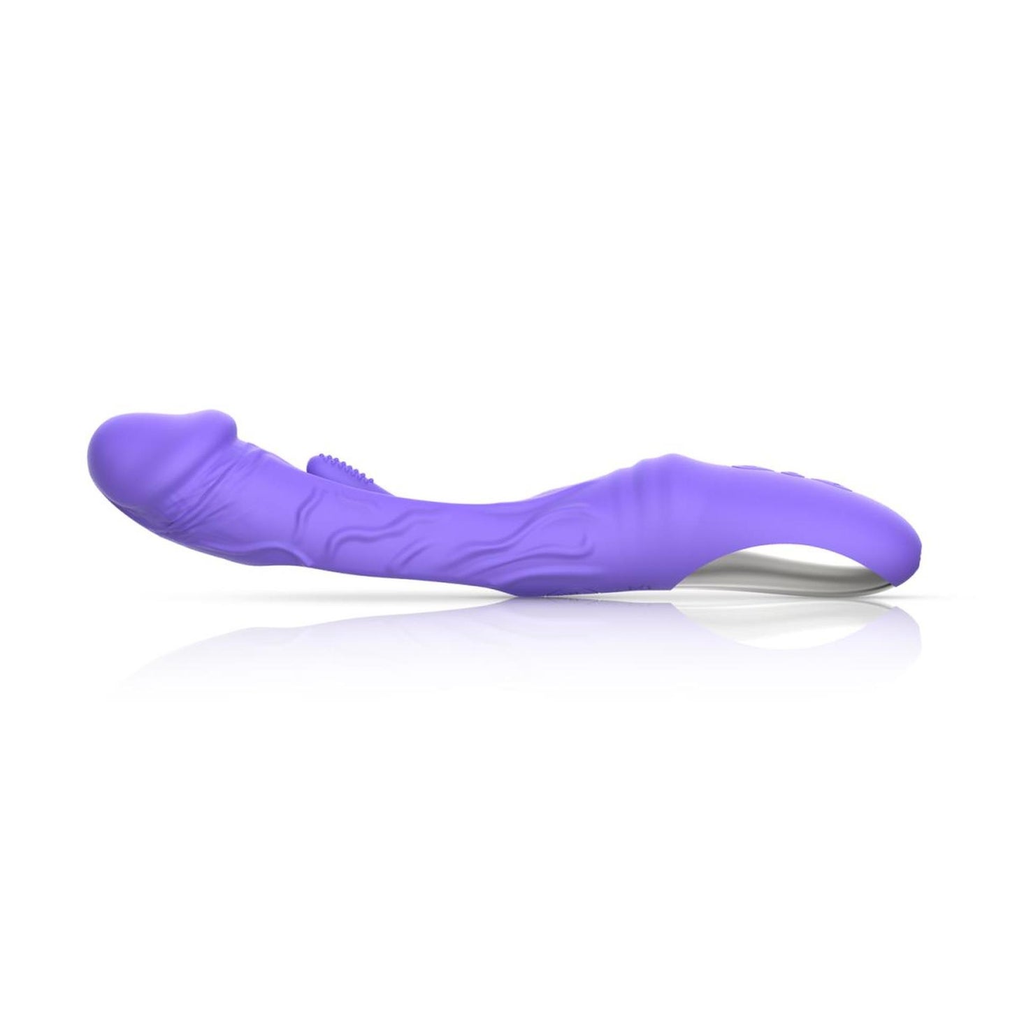 3-Good Vibes Only - Flax Vibrating Dildo with G-Spot Stimulator-3