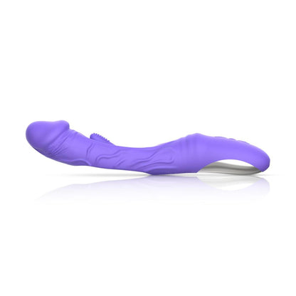 3-Good Vibes Only - Flax Vibrating Dildo with G-Spot Stimulator-3