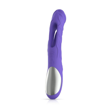 4-Good Vibes Only - Flax Vibrating Dildo with G-Spot Stimulator-4