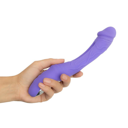 5-Good Vibes Only - Flax Vibrating Dildo with G-Spot Stimulator-5