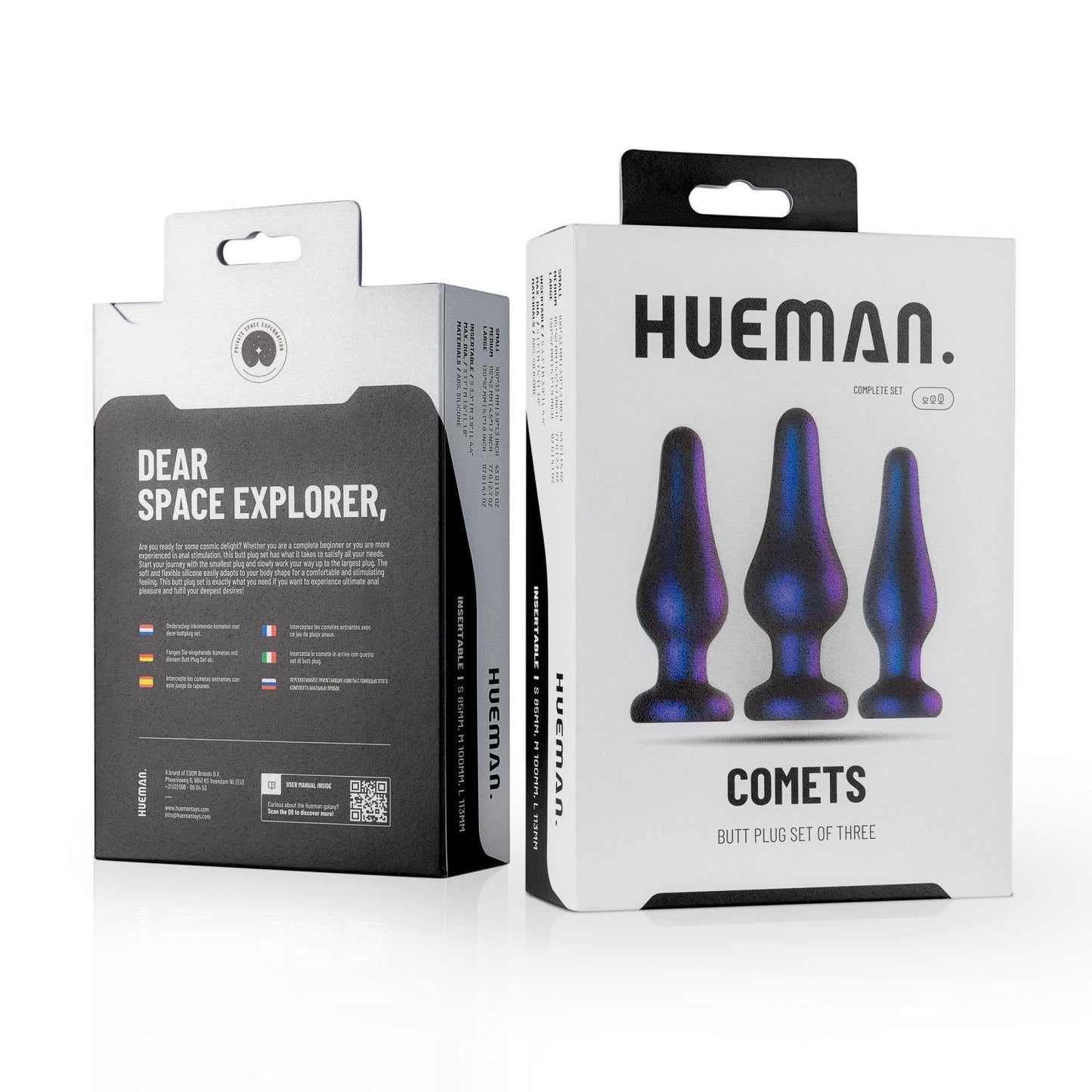 1-Hueman - Comets Butt Plug Set-1