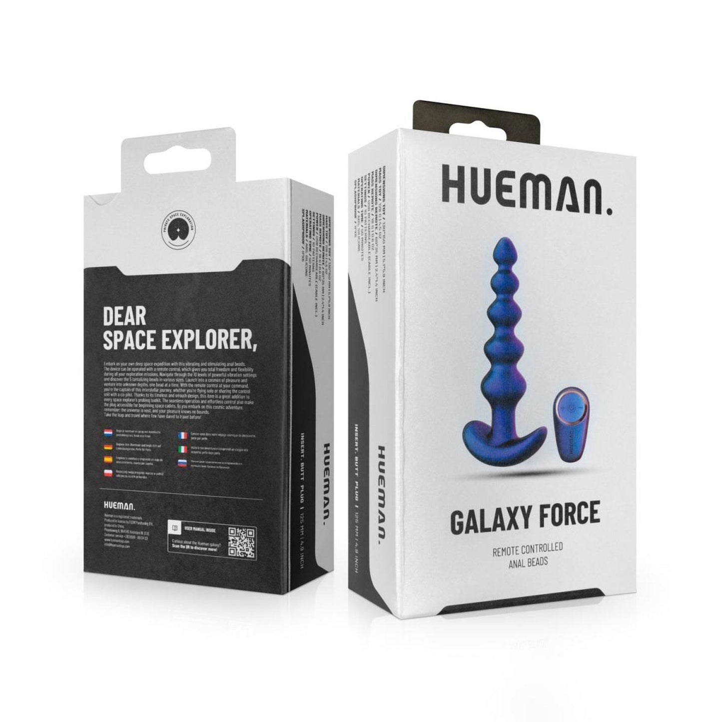 2-Hueman - Galaxy Force Vibrating Butt Plug with Remote-2