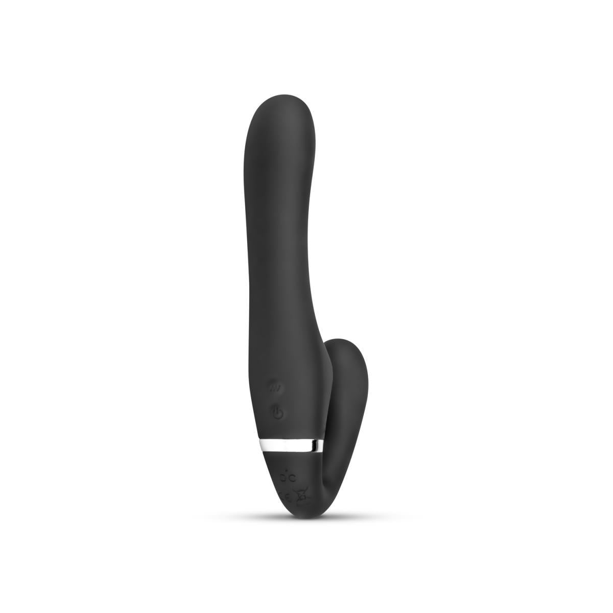 7-No-Parts - Avery Strapless Strap-On Vibrating Dildo - 22 cm-7