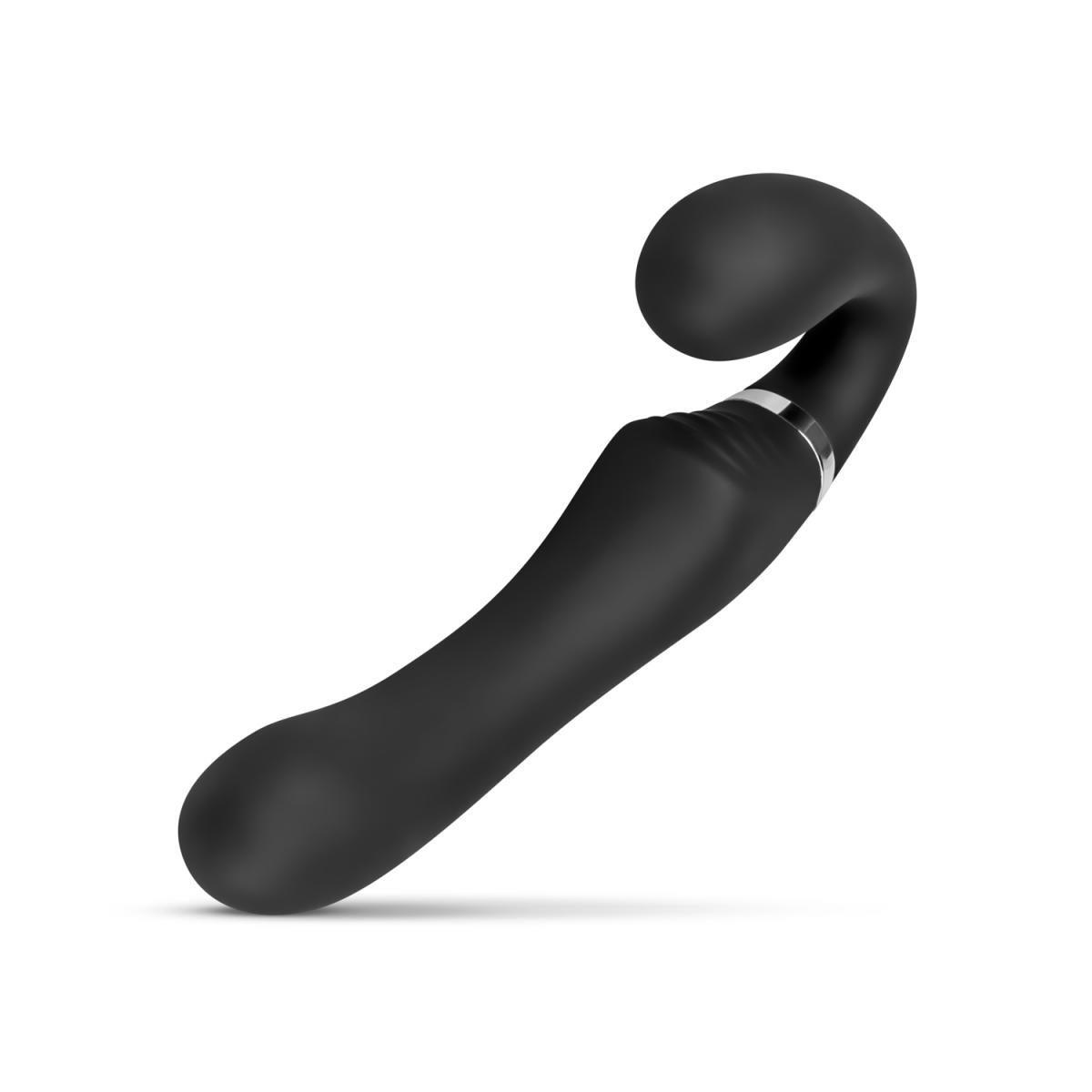 9-No-Parts - Avery Strapless Strap-On Vibrating Dildo - 22 cm-9