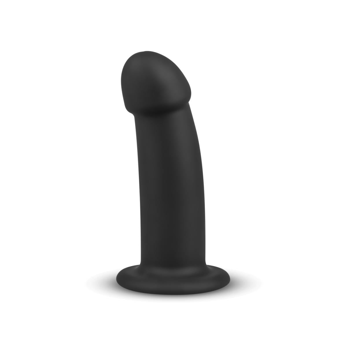 1-No-Parts - Charlie Dildo 14.5 cm - Black-1